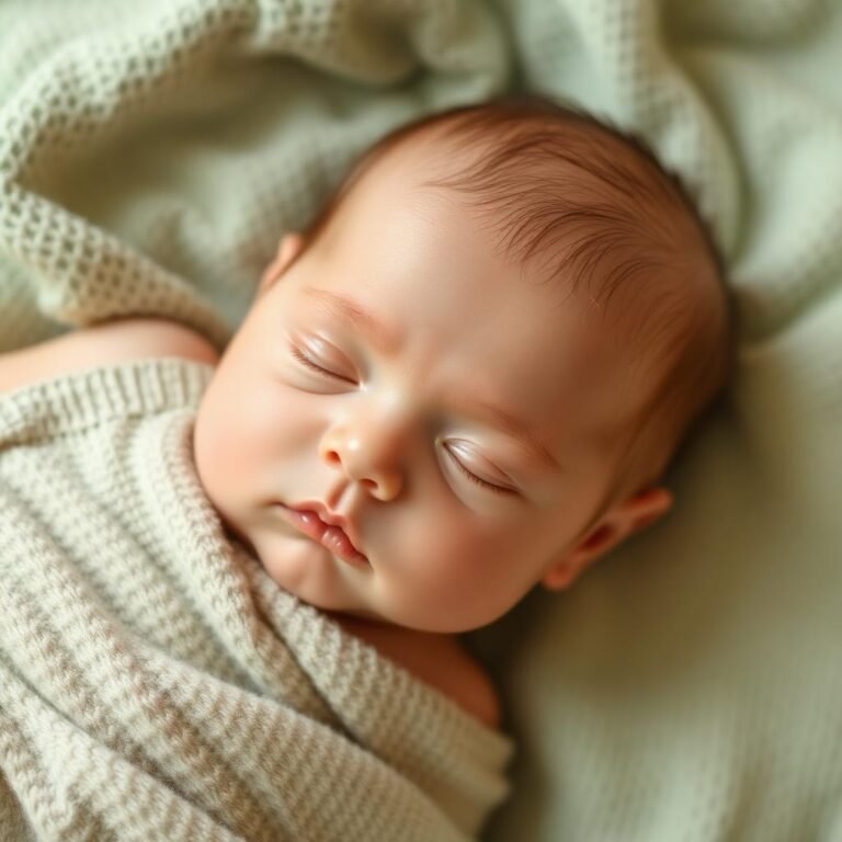 Calm newborn resting — pediatric guide to baby soft spot pulsing