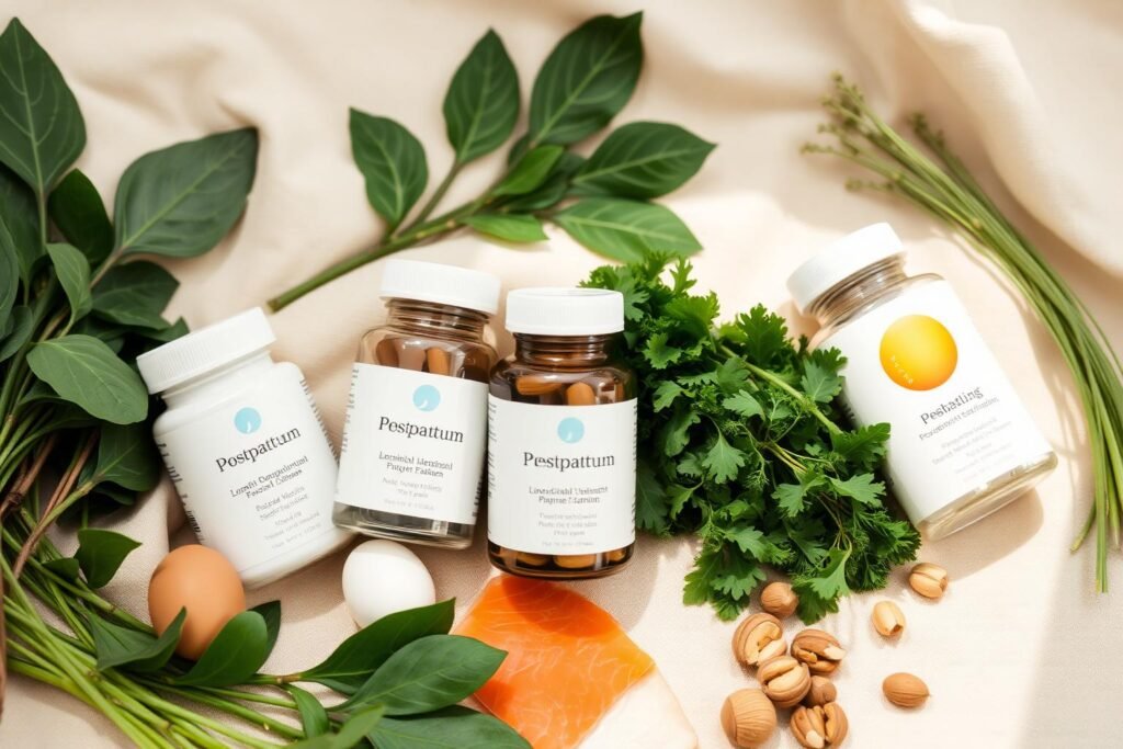 Postpartum supplements and whole foods