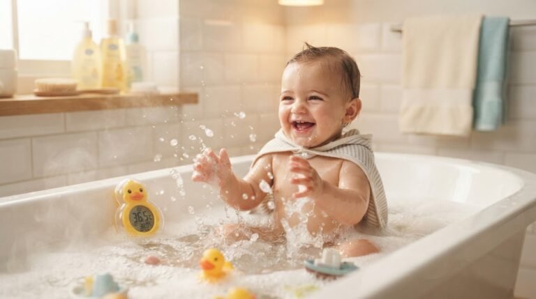 Baby Bath Temperature: Safe Water Temp and Safety Tips