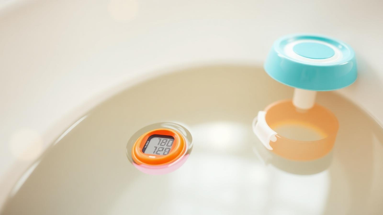 Best baby bath thermometers and bath safety accessories including a floating digital thermometer and spout cover
