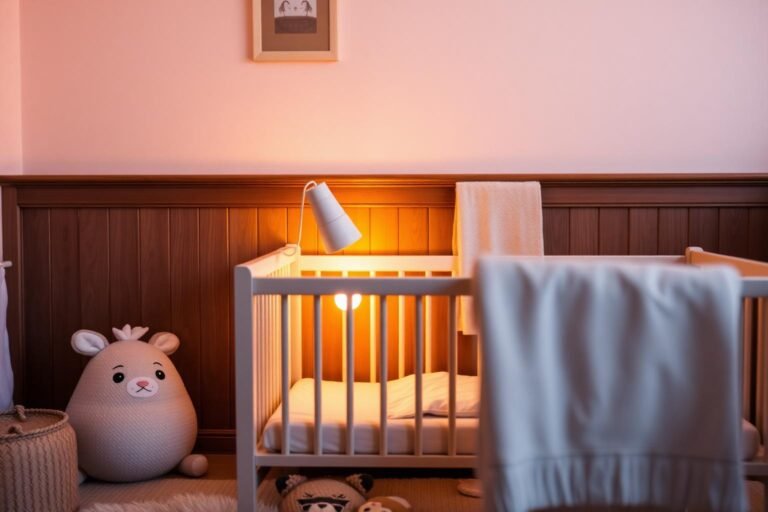 Nursery lighting for baby sleep