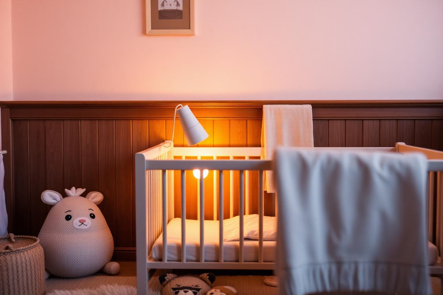 Nursery lighting for baby sleep