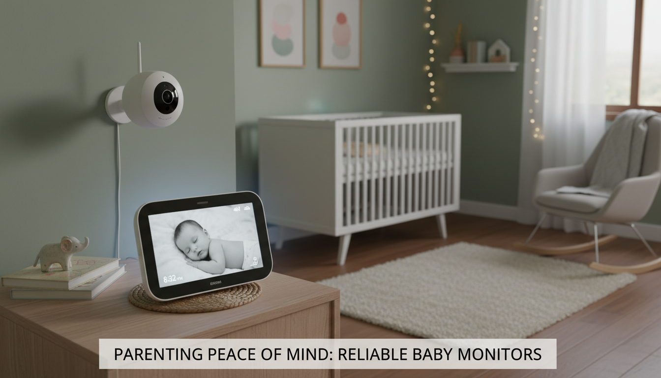 Baby monitor with parent unit and camera