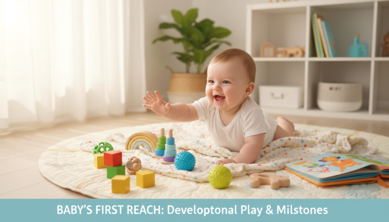 Baby development milestones, motor skills, and toys