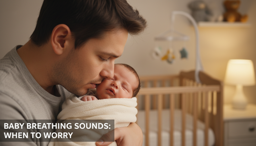 Baby breathing sounds squeaky stridor guide