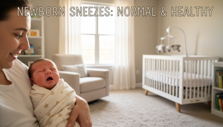 Newborn sneezing a lot but no cold or fever
