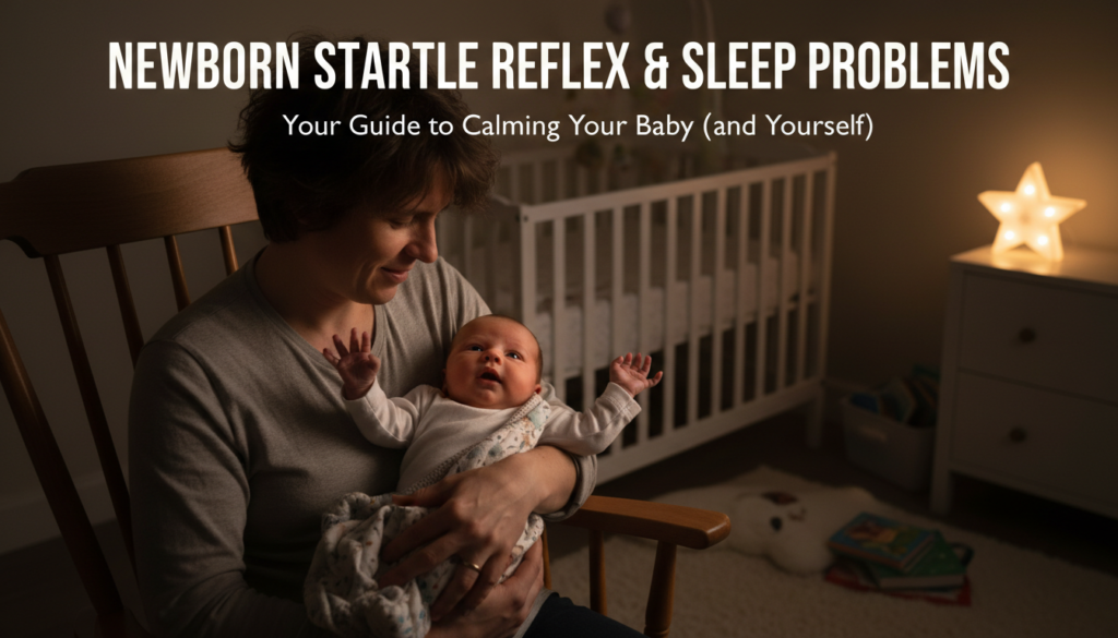 Newborn startles awake constantly and will not sleep