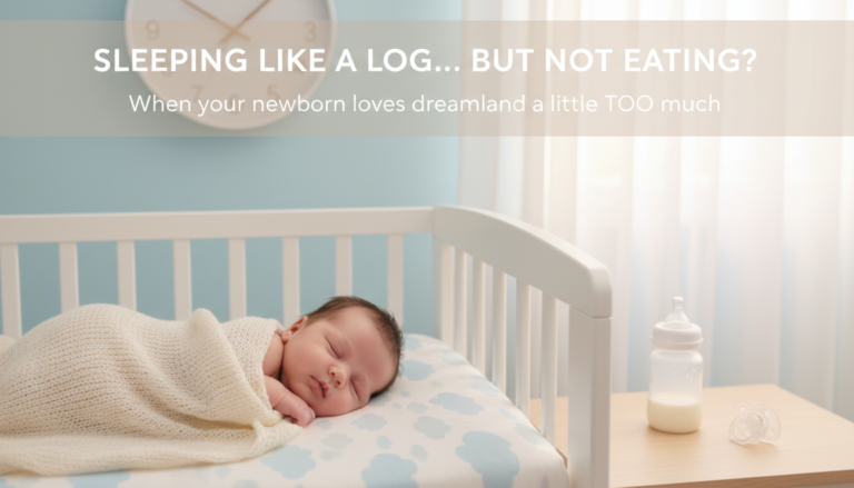 Newborn sleeping too much and not eating