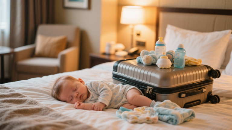 S — pediatrician-reviewed infant sleep guidance from ChildBloomleep regression after travel