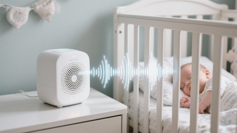W — pediatrician-reviewed infant sleep guidance from ChildBloomhite noise baby safe
