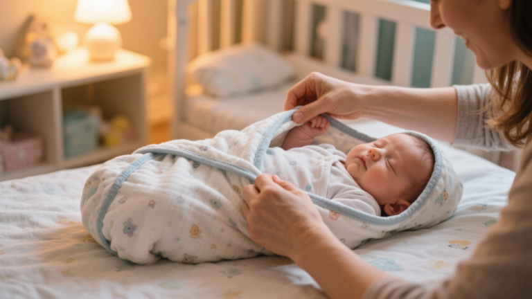 S — pediatrician-reviewed infant sleep guidance from ChildBloomtop swaddling rolling