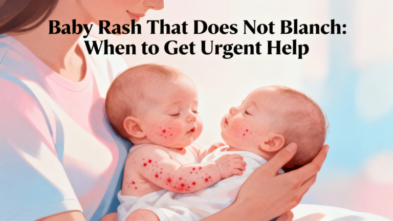 Baby Rash That Does Not Blanch: When to Get Urgent Help