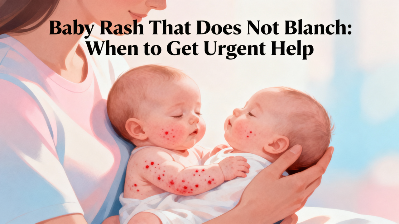Baby Rash That Does Not Blanch: When to Get Urgent Help