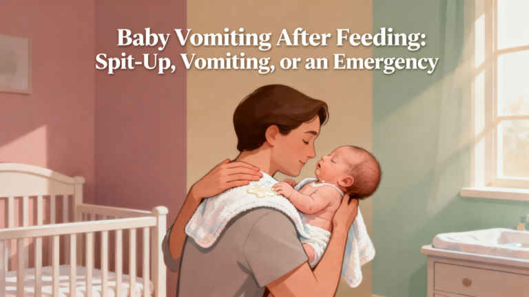 Baby Vomiting After Feeding: Spit-Up, Vomiting, or an Emergency
