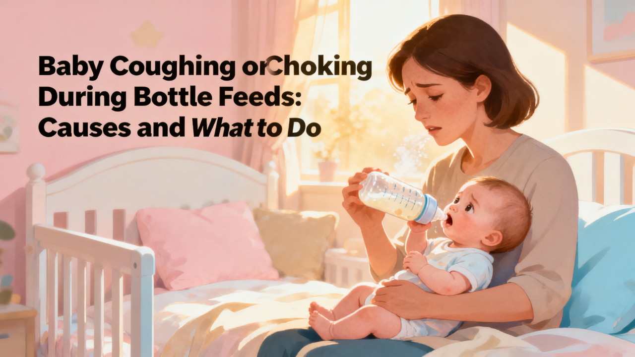 Baby Coughing or Choking During Bottle Feeds: Causes and What to Do