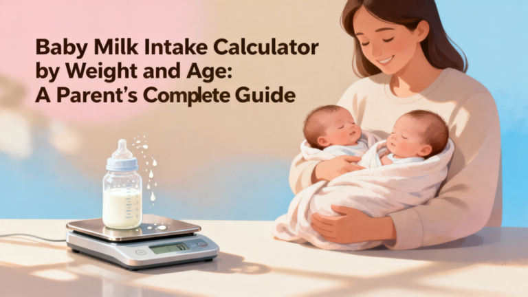 Baby Milk Intake Calculator by Weight and Age: A Parents Complete Guide