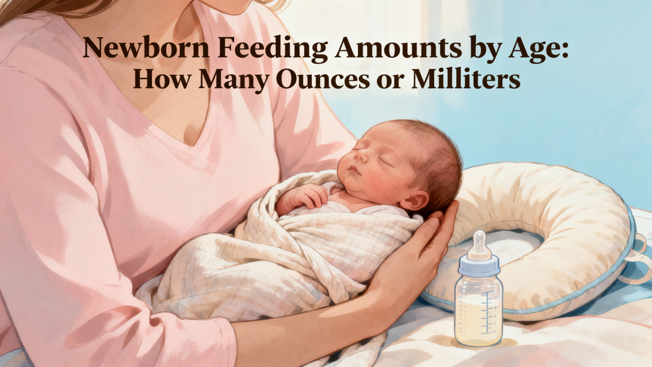Newborn Feeding Amounts by Age: How Many Ounces or Milliliters