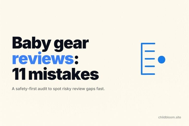 11 Baby Gear Review Mistakes That Lead to Unsafe Picks
