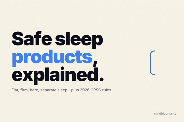 Safe sleep products: 13 safest types for 2026 (CPSC rules)