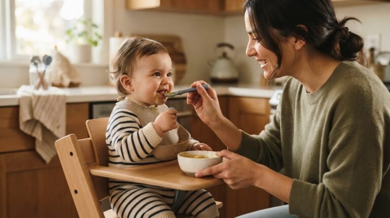Parent preparing meal for child with FPIES